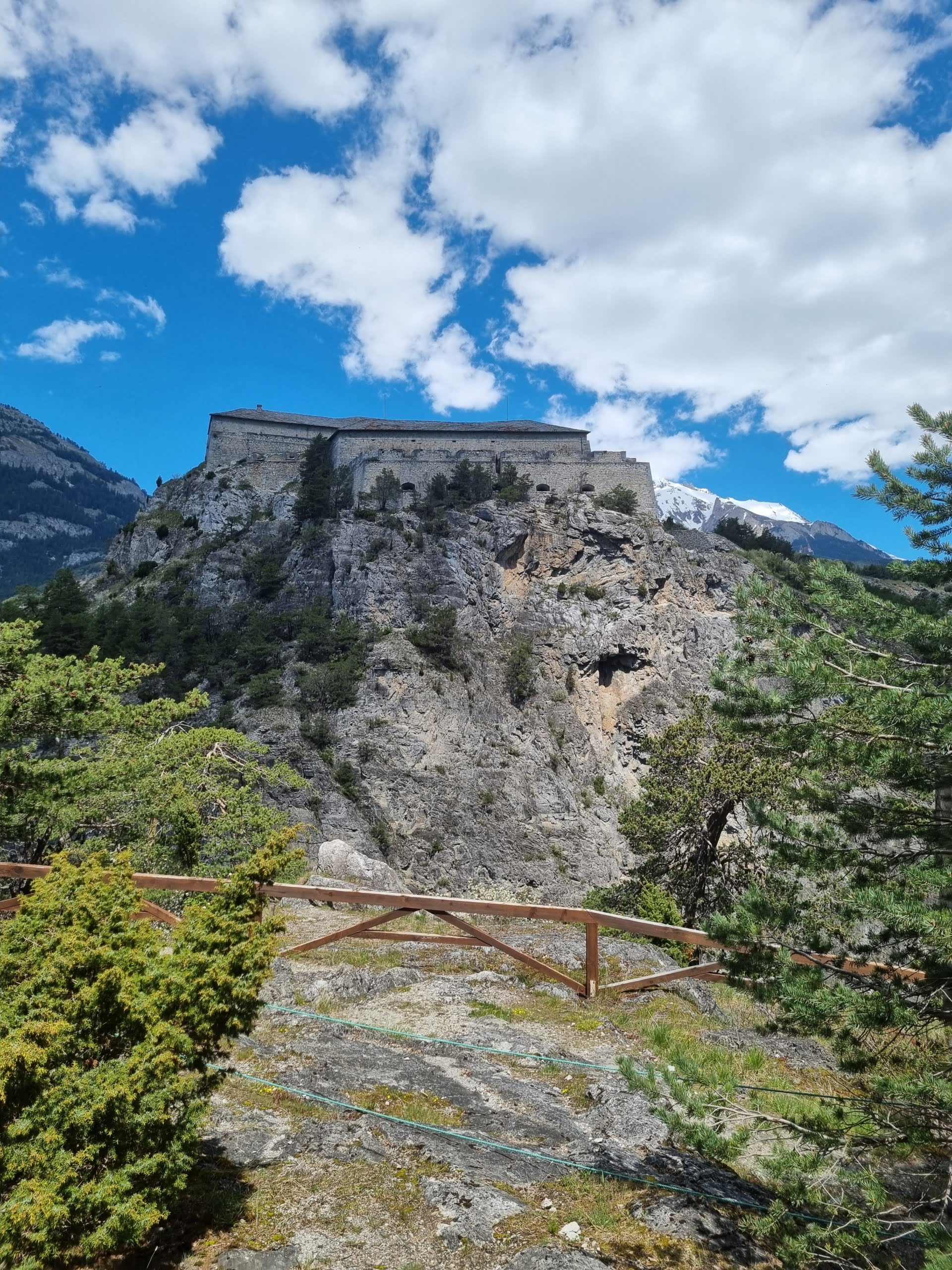 klimpark ‘Parcobranche du Diable uitzicht op fort Victor-Emmanuel