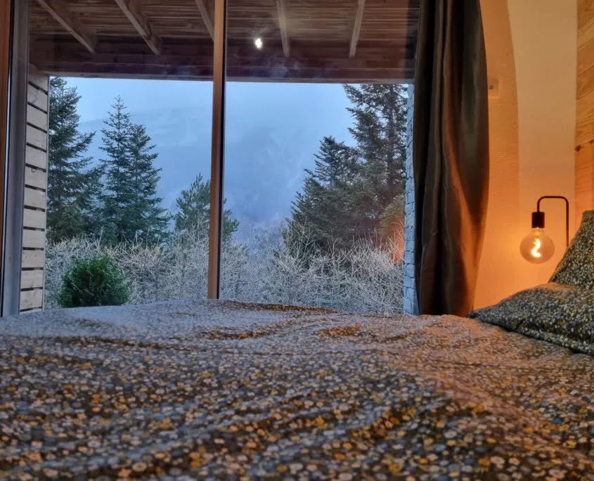 Chalet 96 slaapkamer 1 uitzicht Chalet 96 slaapkamer 1 uitzicht