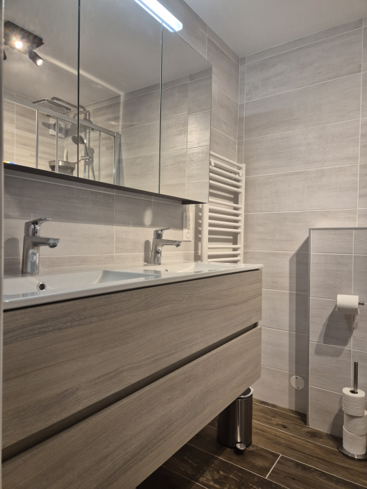 La Norma Chalet 96 - nieuwe luxe badkamer spiegelkast
